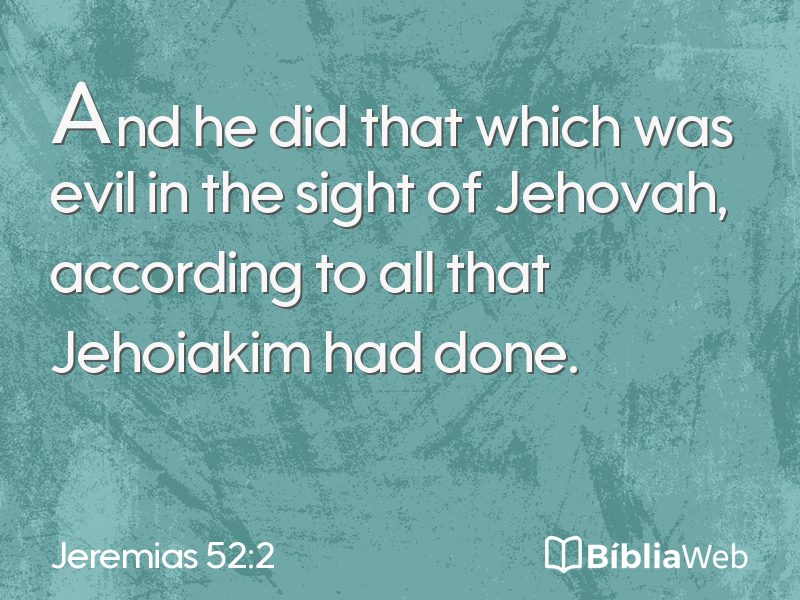 Jeremias 52:2 em imagem para compartilhar