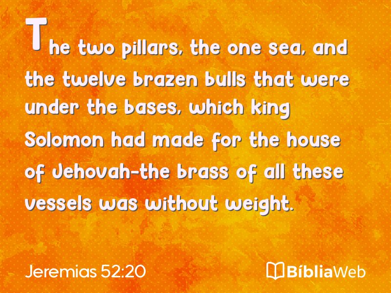 Jeremias 52:20 em imagem para compartilhar