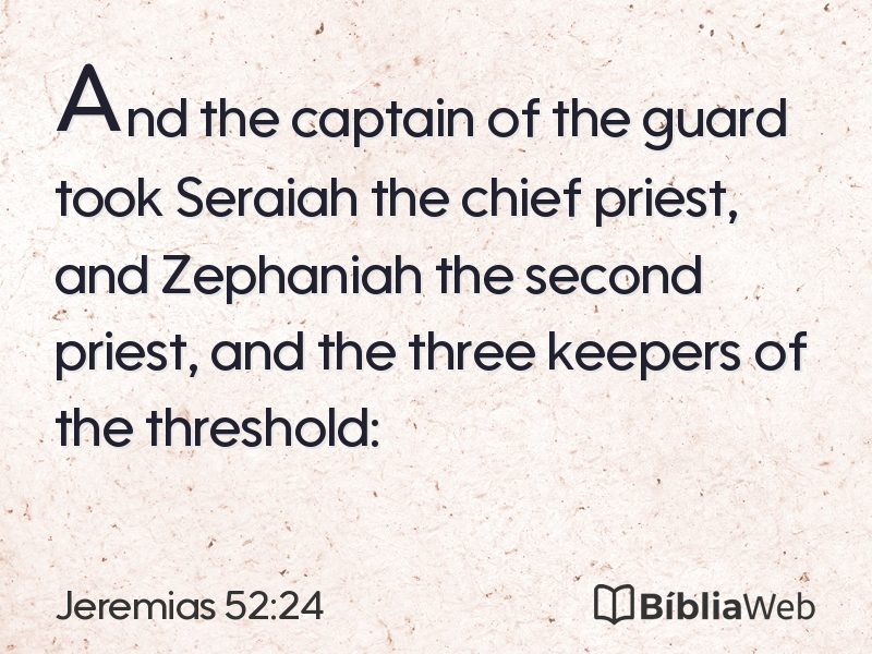 Jeremias 52:24 em imagem para compartilhar