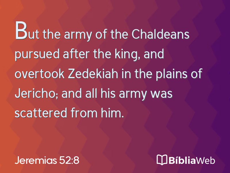 Jeremias 52:8 em imagem para compartilhar