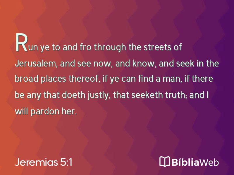 Jeremias 5:1 em imagem para compartilhar