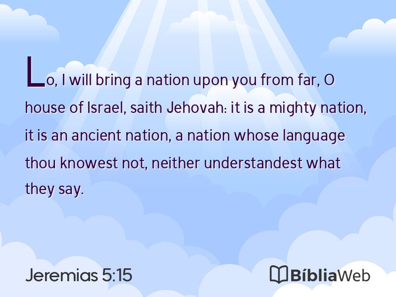 Jeremias 5:15 em imagem para compartilhar