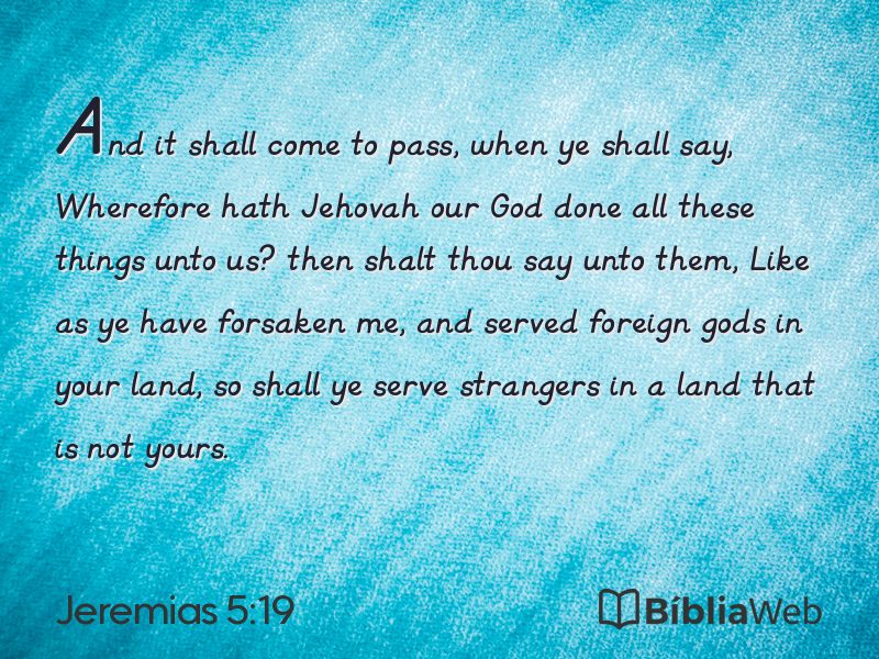 Jeremias 5:19 em imagem para compartilhar