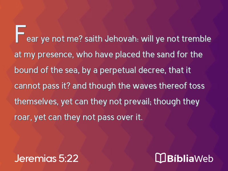 Jeremias 5:22 em imagem para compartilhar