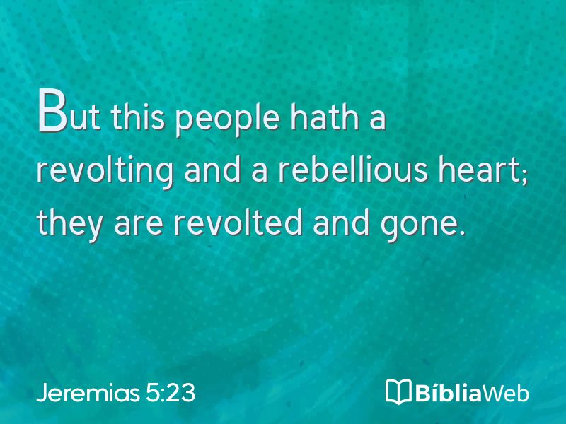 Jeremias 5:23 em imagem para compartilhar