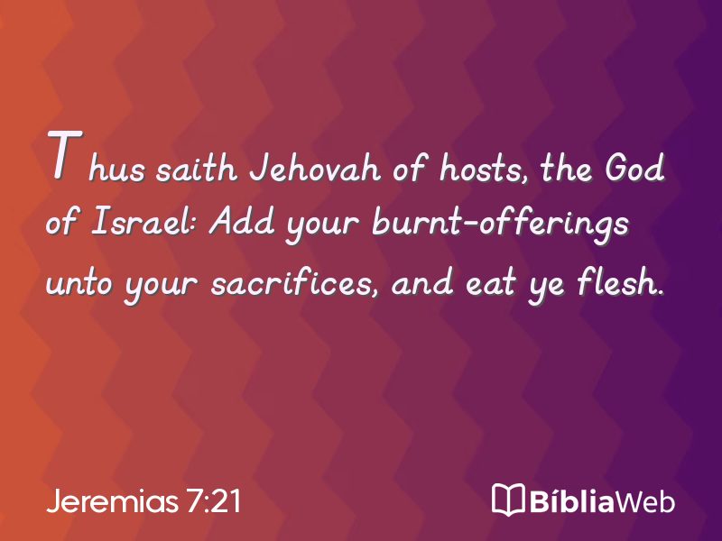 Jeremias 7:21 em imagem para compartilhar