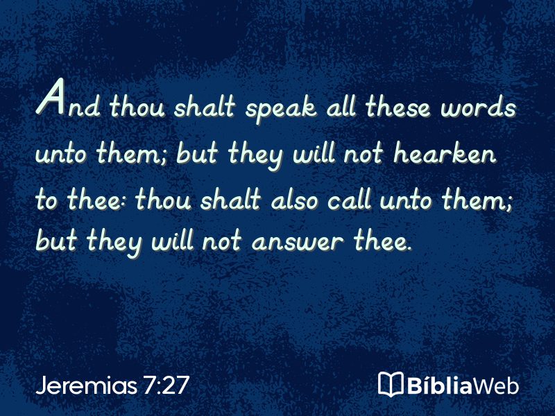 Jeremias 7:27 em imagem para compartilhar
