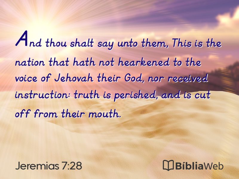 Jeremias 7:28 em imagem para compartilhar