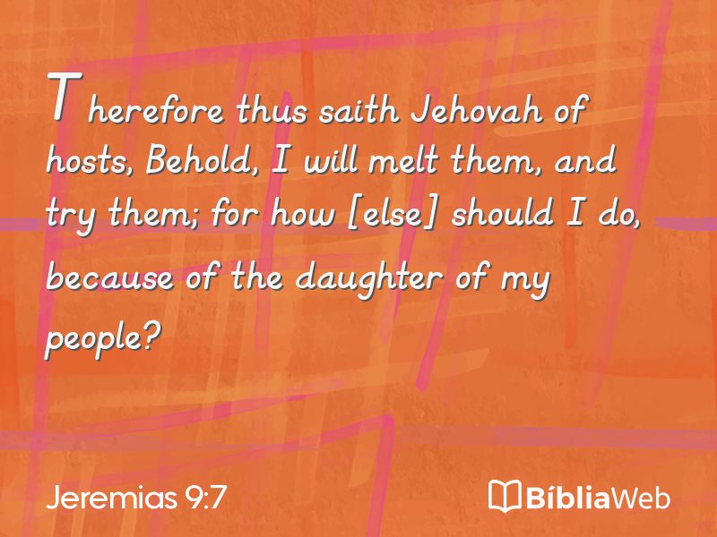 Jeremias 9:7 em imagem para compartilhar