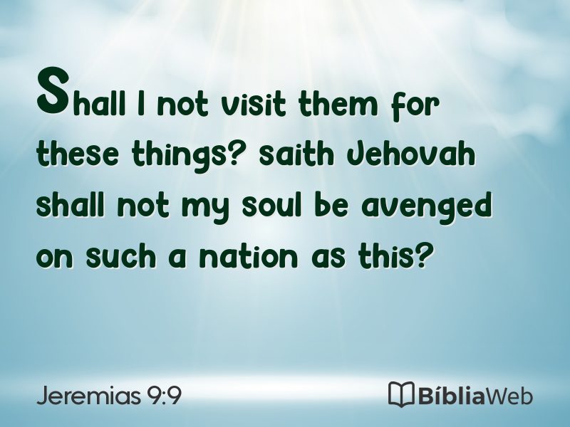 Jeremias 9:9 em imagem para compartilhar