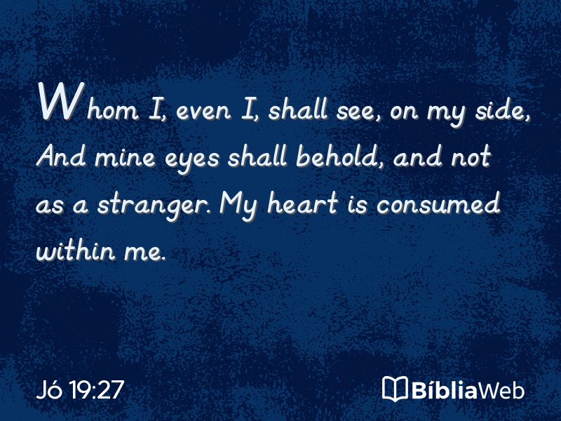 Jó 19:27 em imagem para compartilhar