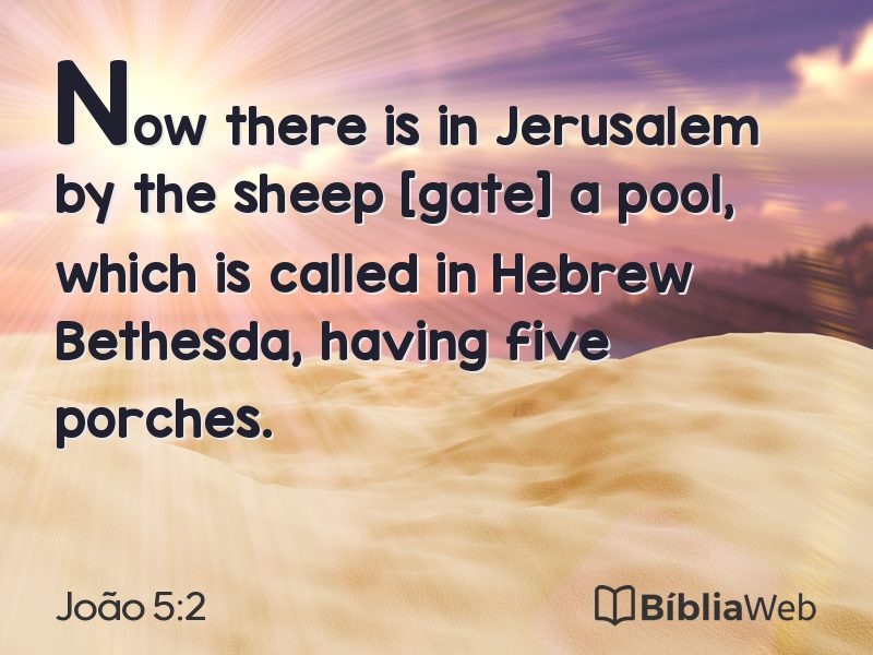 João 5:2 em imagem para compartilhar