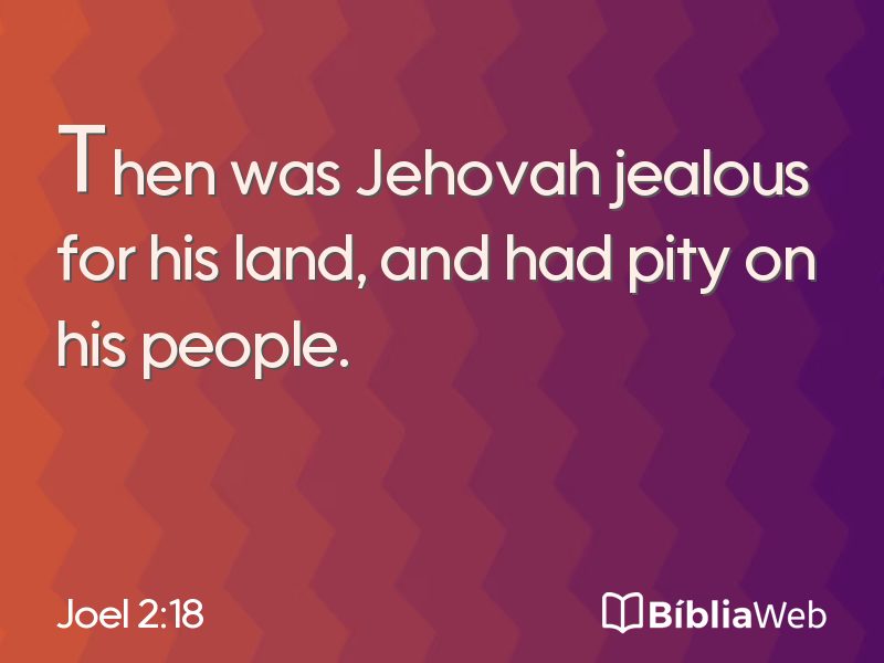 Joel 2:18 em imagem para compartilhar