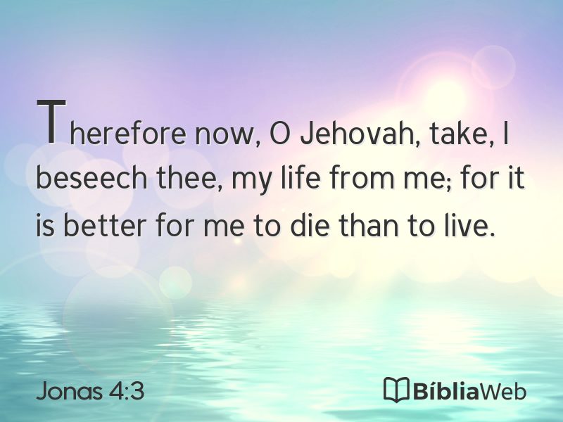 Jonas 4:3 em imagem para compartilhar