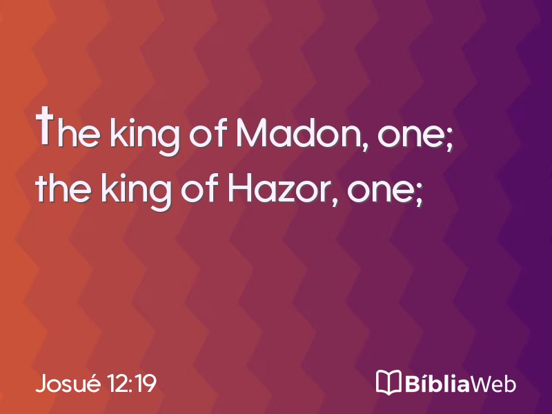 Josué 12:19 em imagem para compartilhar