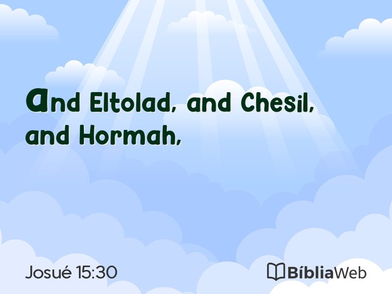 Josué 15:30 em imagem para compartilhar