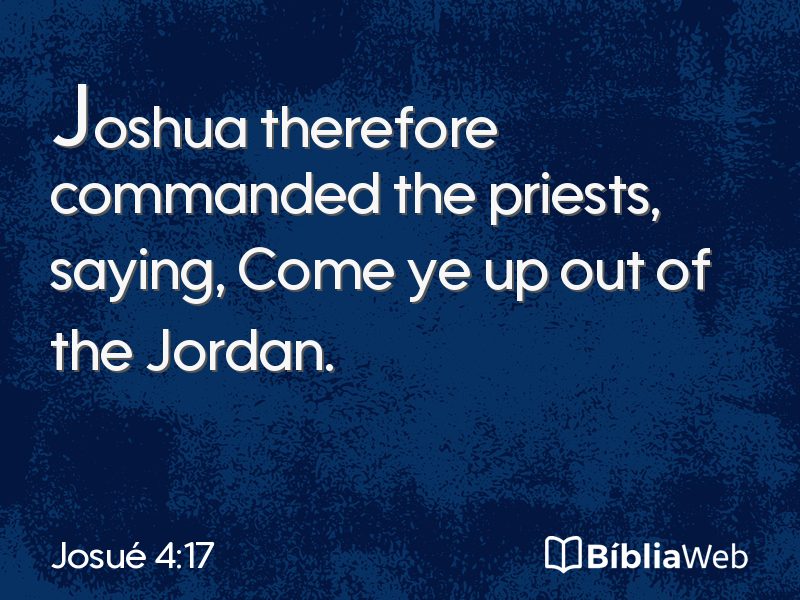 Josué 4:17 em imagem para compartilhar