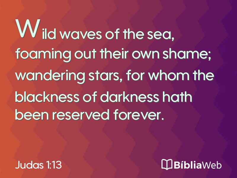 Judas 1:13 em imagem para compartilhar