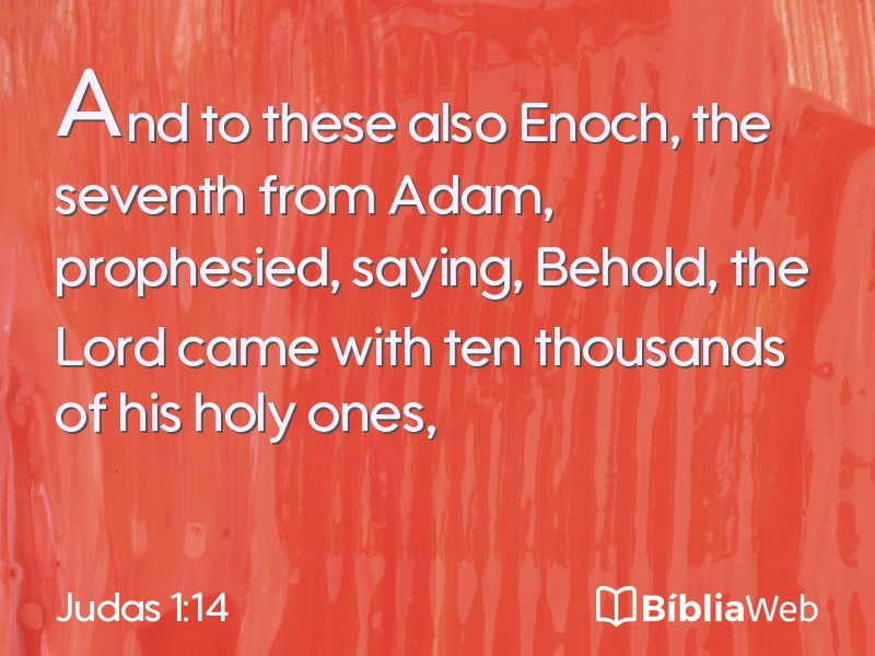 Judas 1:14 em imagem para compartilhar