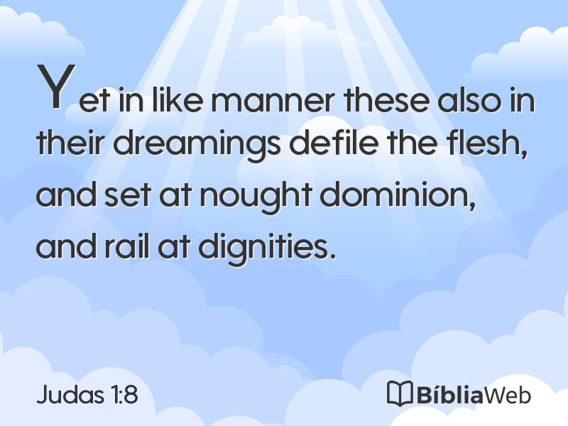 Judas 1:8 em imagem para compartilhar