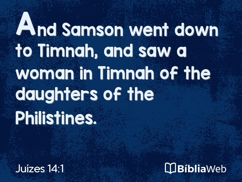 Juízes 14:1 em imagem para compartilhar