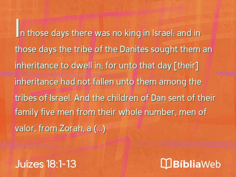 Juízes 18:1-13 em imagem para compartilhar