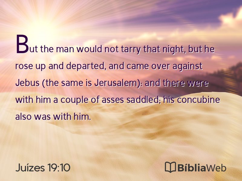 Juízes 19:10 em imagem para compartilhar