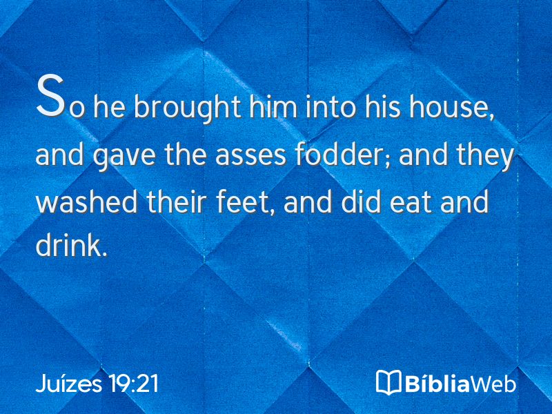 Juízes 19:21 em imagem para compartilhar