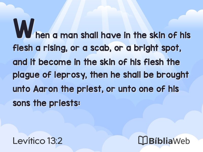 Levítico 13:2 em imagem para compartilhar