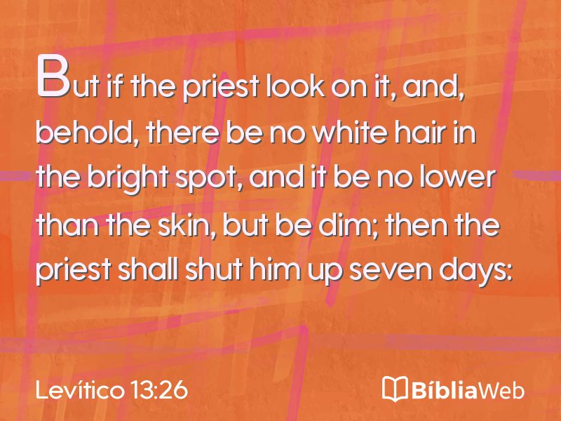 Levítico 13:26 em imagem para compartilhar