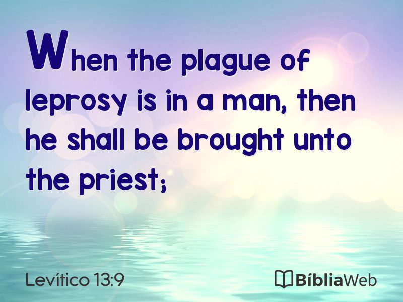 Levítico 13:9 em imagem para compartilhar