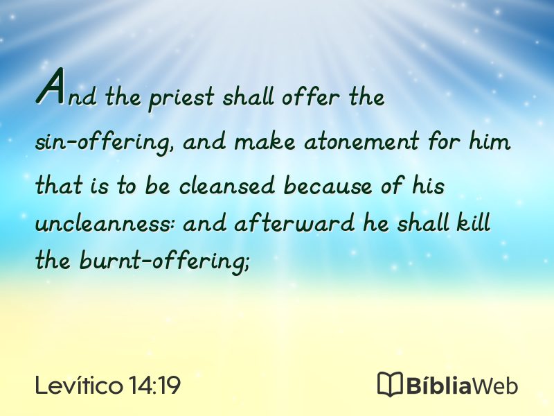 Levítico 14:19 em imagem para compartilhar