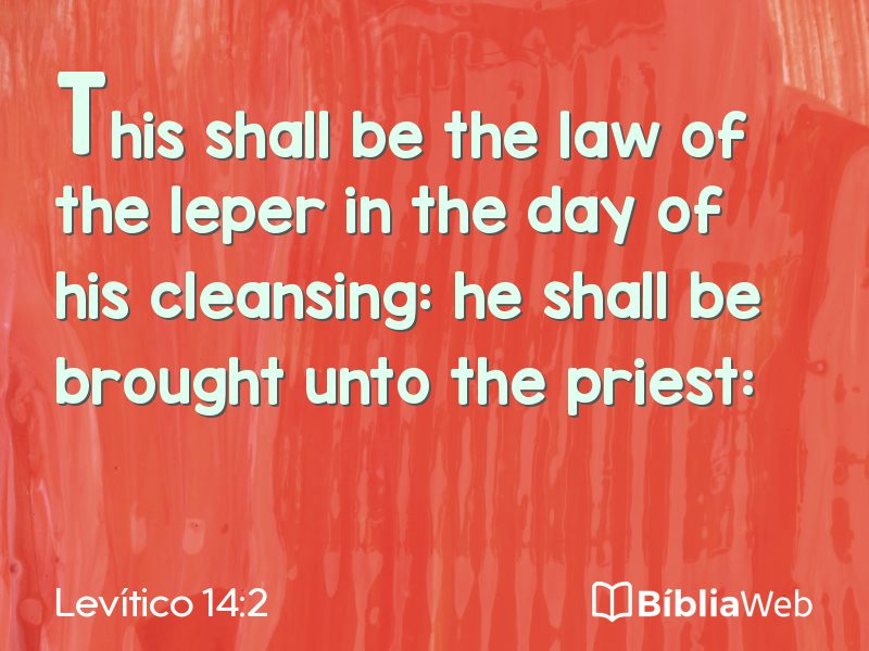 Levítico 14:2 em imagem para compartilhar
