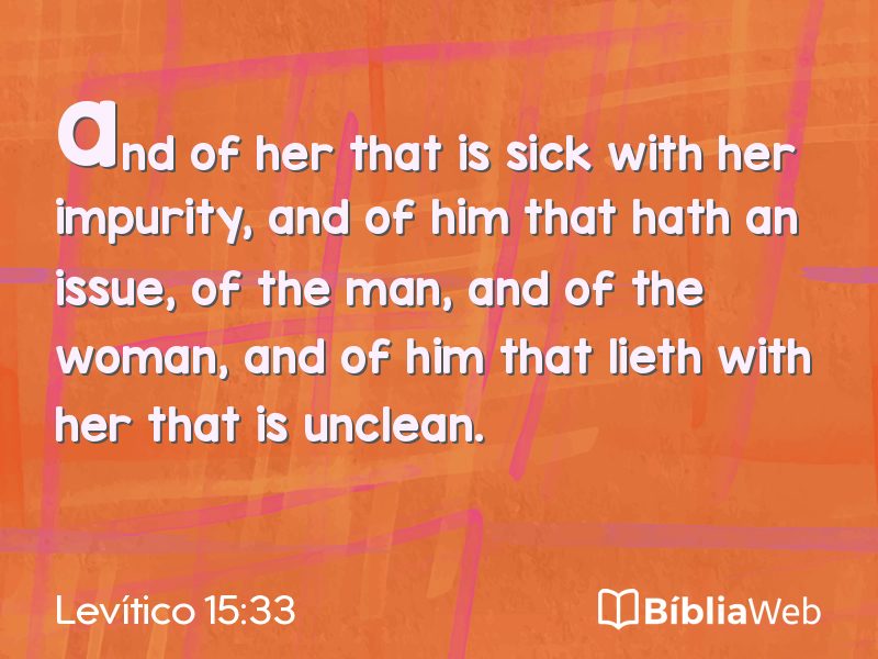Levítico 15:33 em imagem para compartilhar