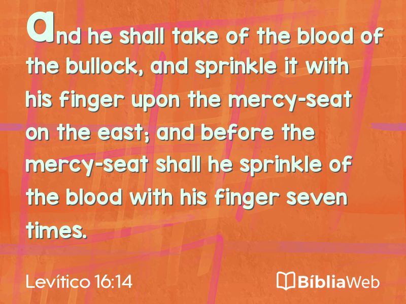 Levítico 16:14 em imagem para compartilhar