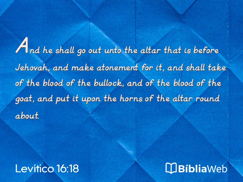 Levítico 16:18 em imagem para compartilhar