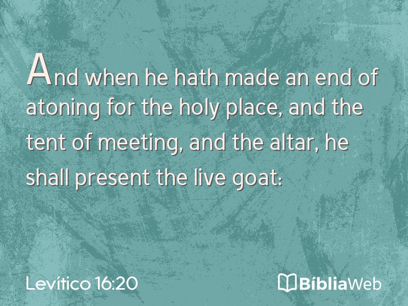 Levítico 16:20 em imagem para compartilhar
