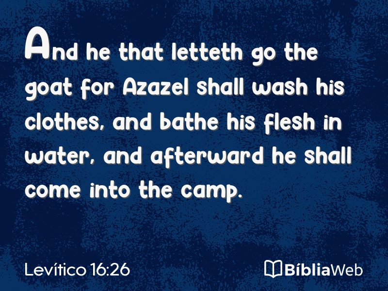 Levítico 16:26 em imagem para compartilhar
