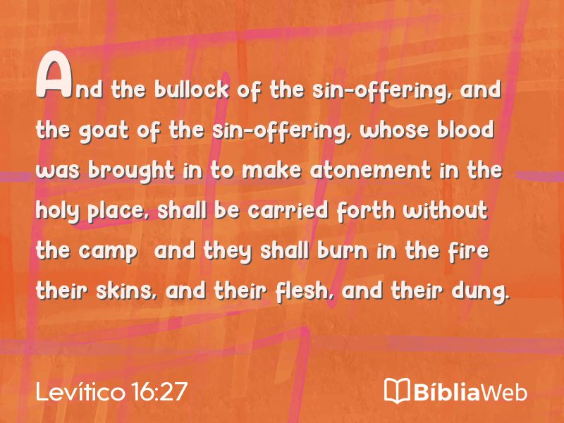 Levítico 16:27 em imagem para compartilhar