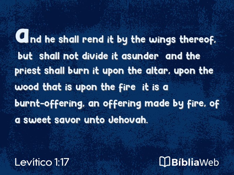 Levítico 1:17 em imagem para compartilhar