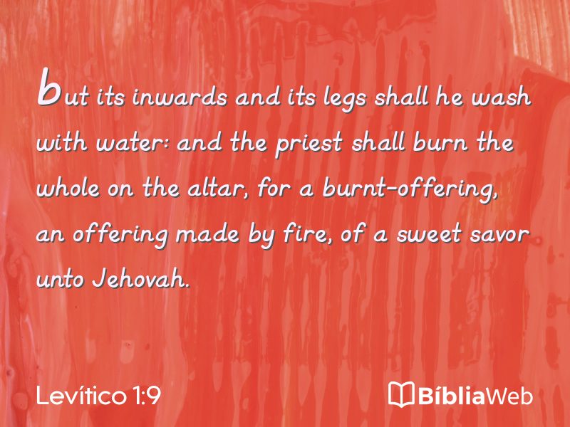 Levítico 1:9 em imagem para compartilhar