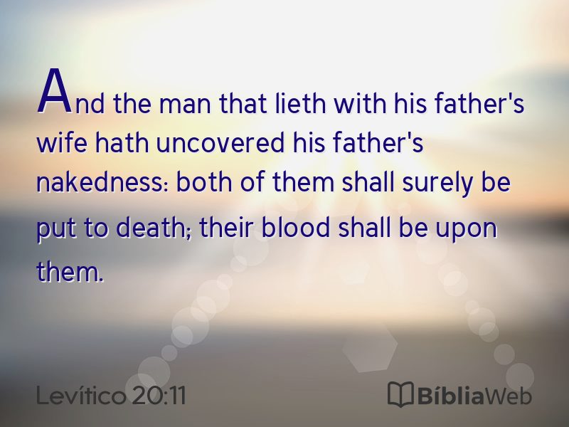 Levítico 20:11 em imagem para compartilhar
