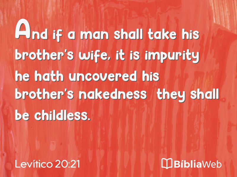 Levítico 20:21 em imagem para compartilhar