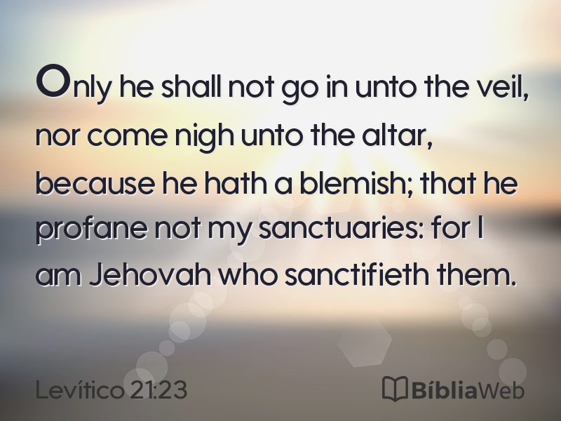 Levítico 21:23 em imagem para compartilhar