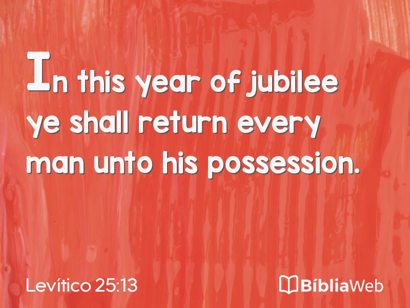 Levítico 25:13 em imagem para compartilhar