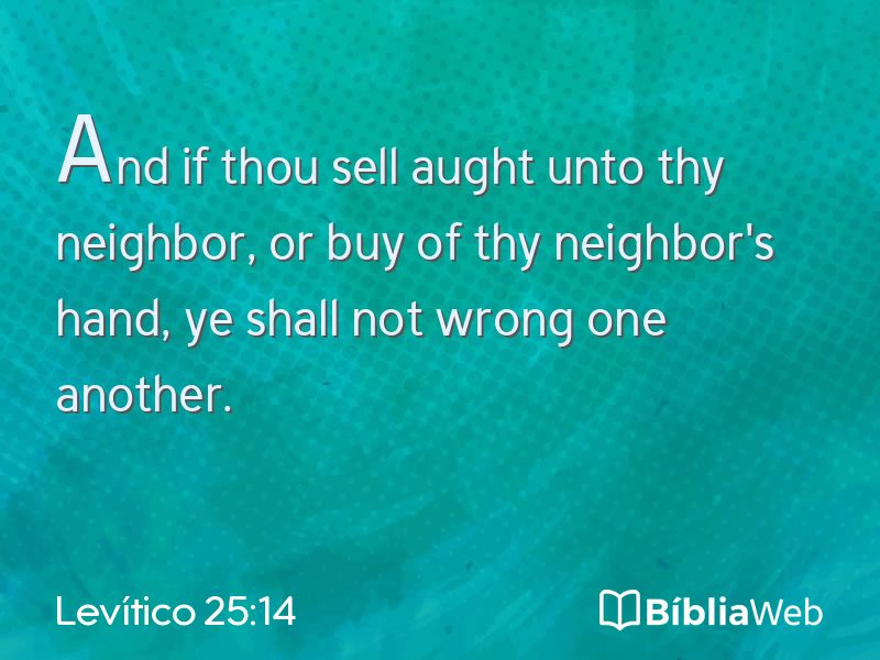 Levítico 25:14 em imagem para compartilhar