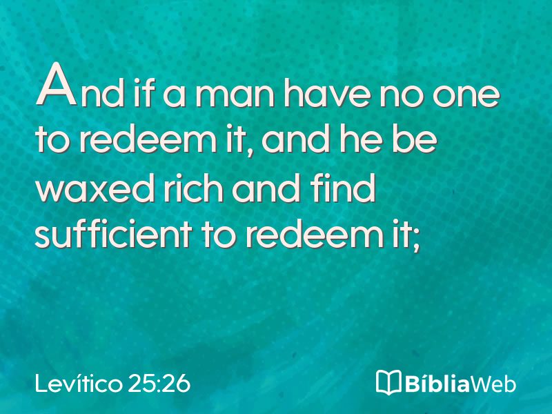 Levítico 25:26 em imagem para compartilhar