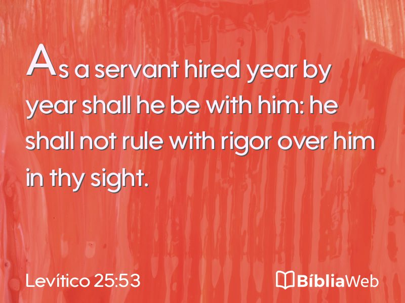 Levítico 25:53 em imagem para compartilhar