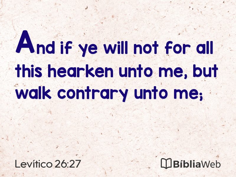 Levítico 26:27 em imagem para compartilhar