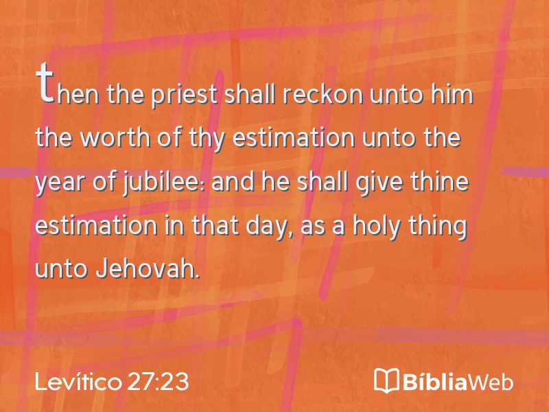 Levítico 27:23 em imagem para compartilhar